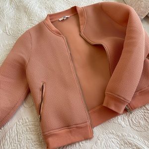 Mesh bomber jacket - size 10